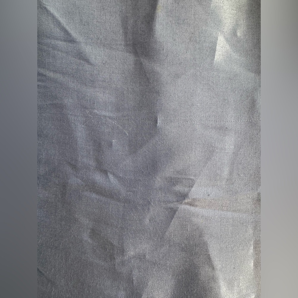 Vintage Scott McClintock Periwinkle Purple Sleeveless Satin Formal Prom Dress - Picture 6 of 13